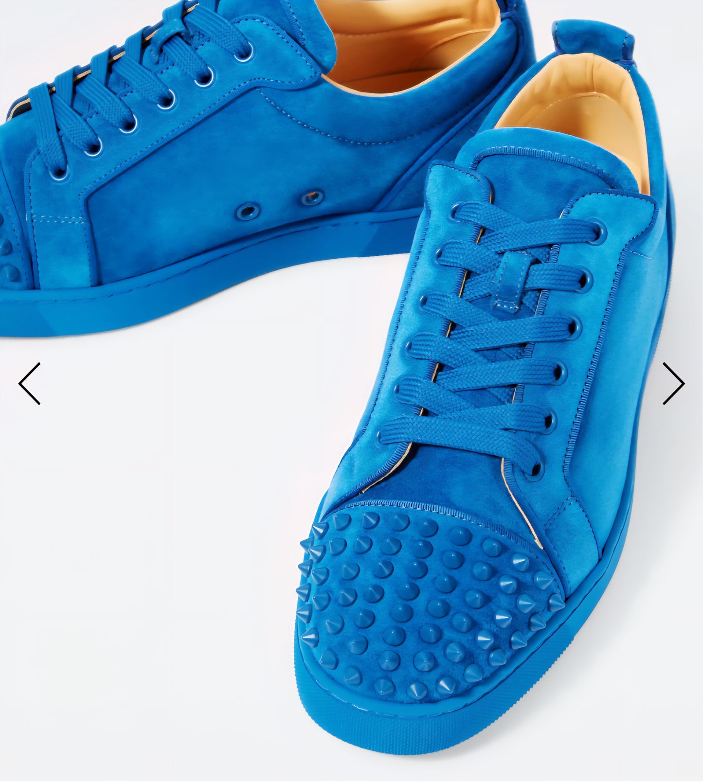 Christian Louboutin Louis Junior Spikes suede sneakers