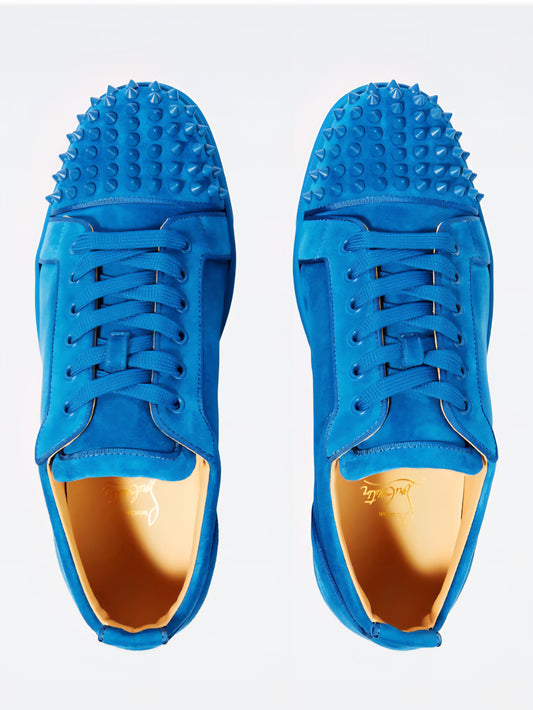 Christian Louboutin Louis Junior Spikes suede sneakers