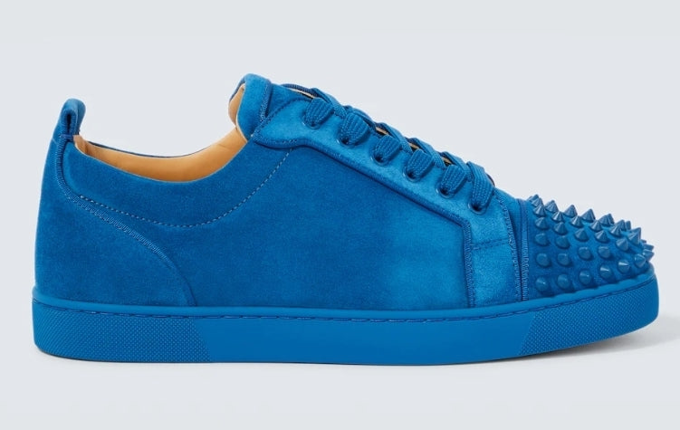 Christian Louboutin Louis Junior Spikes suede sneakers