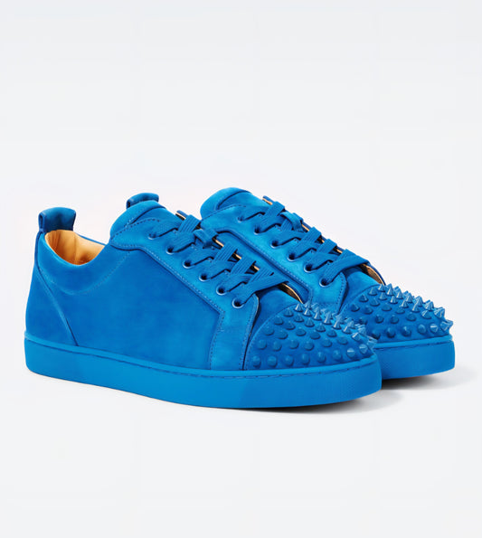 Christian Louboutin Louis Junior Spikes suede sneakers